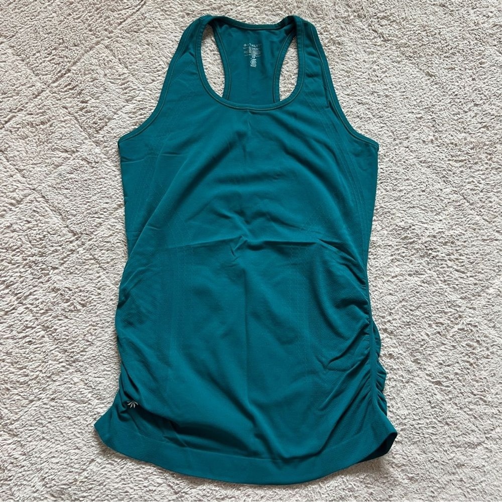 Athleta‎ Speedlight Seamless Racerback Tank Workout Sporty Yoga Pilates Size XS